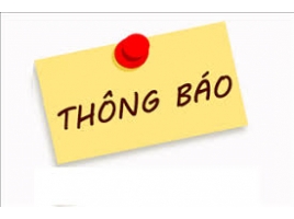 Thông báo thời gian chốt DS cổ đông 