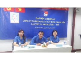 Đại hội chi đoàn nhiệm kỳ XV năm 2017-2019